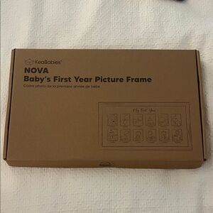 Unopened! KeaBabies Nova Baby's First Year Picture Frame
